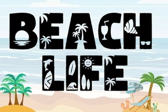 Beach Life Font – Fun Decorative Summer Display Typeface