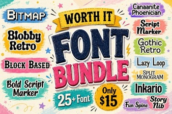 Worth It Font – Bold Display Font for Creative Design Projects