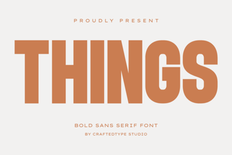Things Font: Clean Design Ideas for Modern Projects