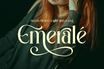 Emerale Font - Elegant Serif Typeface for Sophisticated Designs